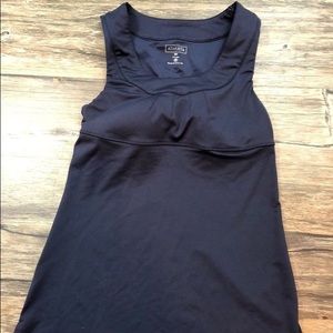 Athleta Blue ‘Inner Strength' Bra Cup Tunic 34B